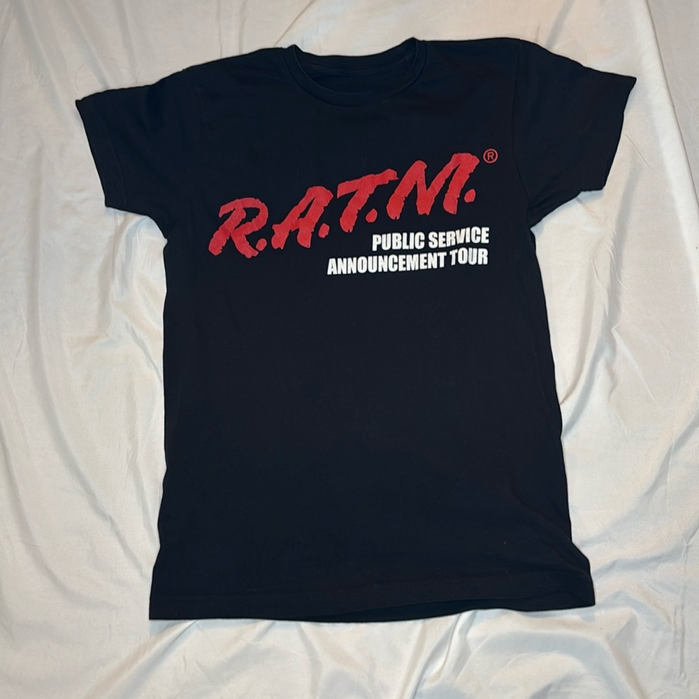 Rage against the machine public service announcement tour shirt size small